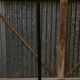 Coat rack on metal stand 70's