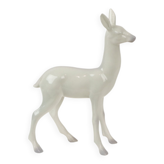 Biche porcelaine céramique 33cm