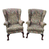Ancien paire de fauteuil parker knoll en tissu