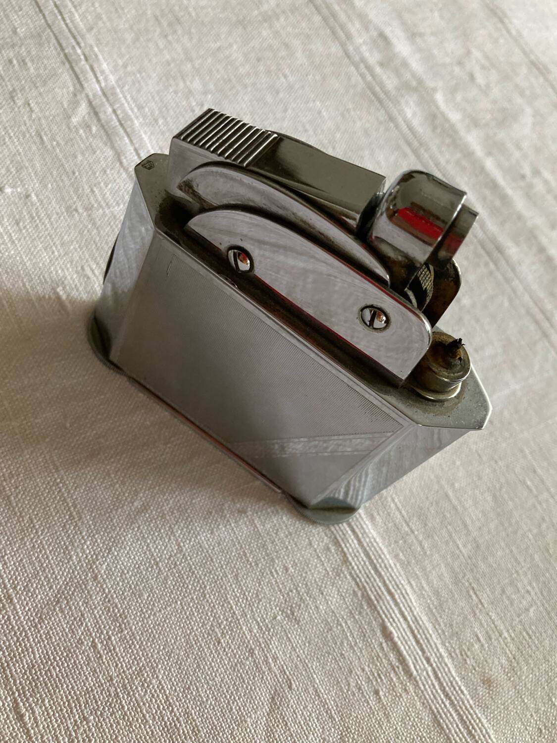 Myon table lighter, petrol-powered, 1950s