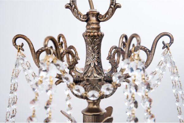 Lustre en cristal, France, années 1940