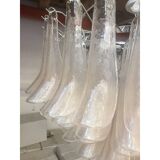 Monumental Murano Glass Selle Light Pink Italian Sputnik Chandelier