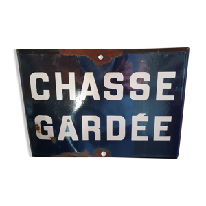 Plaque tôle émaillée