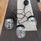 Umage Acorn Cannonball Pendant Lamp Black 3 Lamps