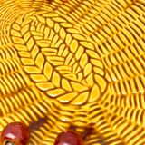 Decorative basket-shaped dish with Cherries