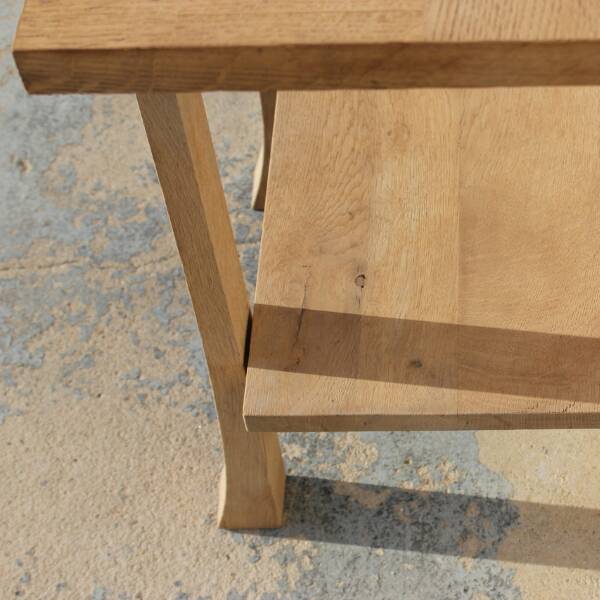 solid wood table