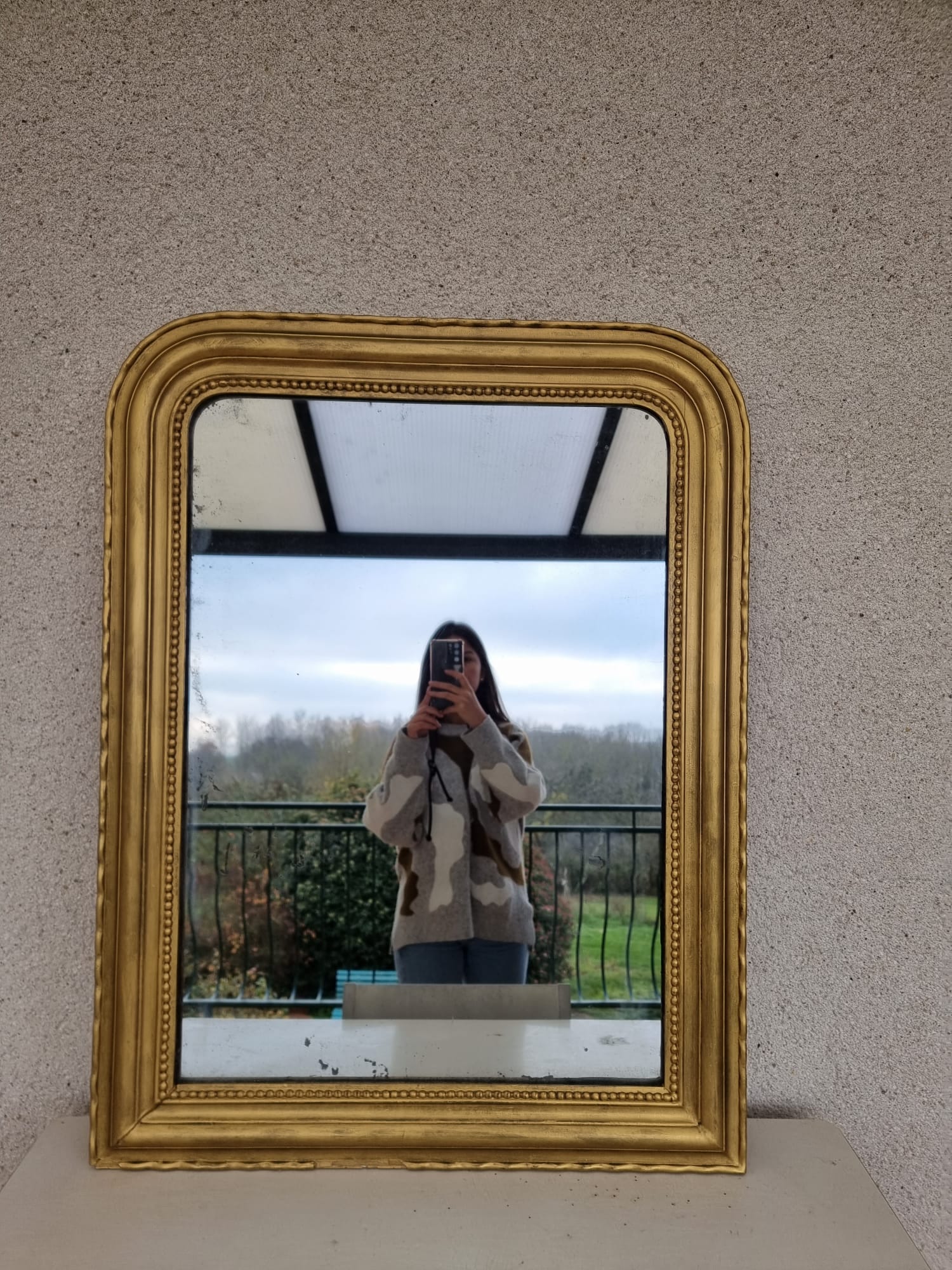 Old mirror of the Louis Philippe style 78x102cm