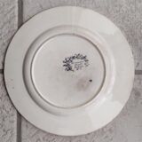 Assiette plate JV et Cie Bordeaux / Chevreuse