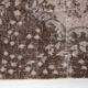 Brown floral turkish area rug, 208x115cm