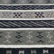 Traditional handmade grey and white black carpet 76x149cm