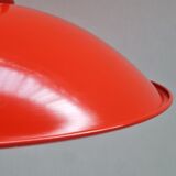 Enamelled sheet metal pendant light