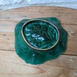 Sarreguemines ceramic cabbage leaf emptier