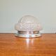 Art Deco ceiling lamp in satin glass, 1920s-30s