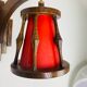 Wall lamp lantern art deco wood