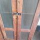 Armoire vintage en bois, 4 portes, style vestiaire