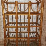 Wicker rattan shelf