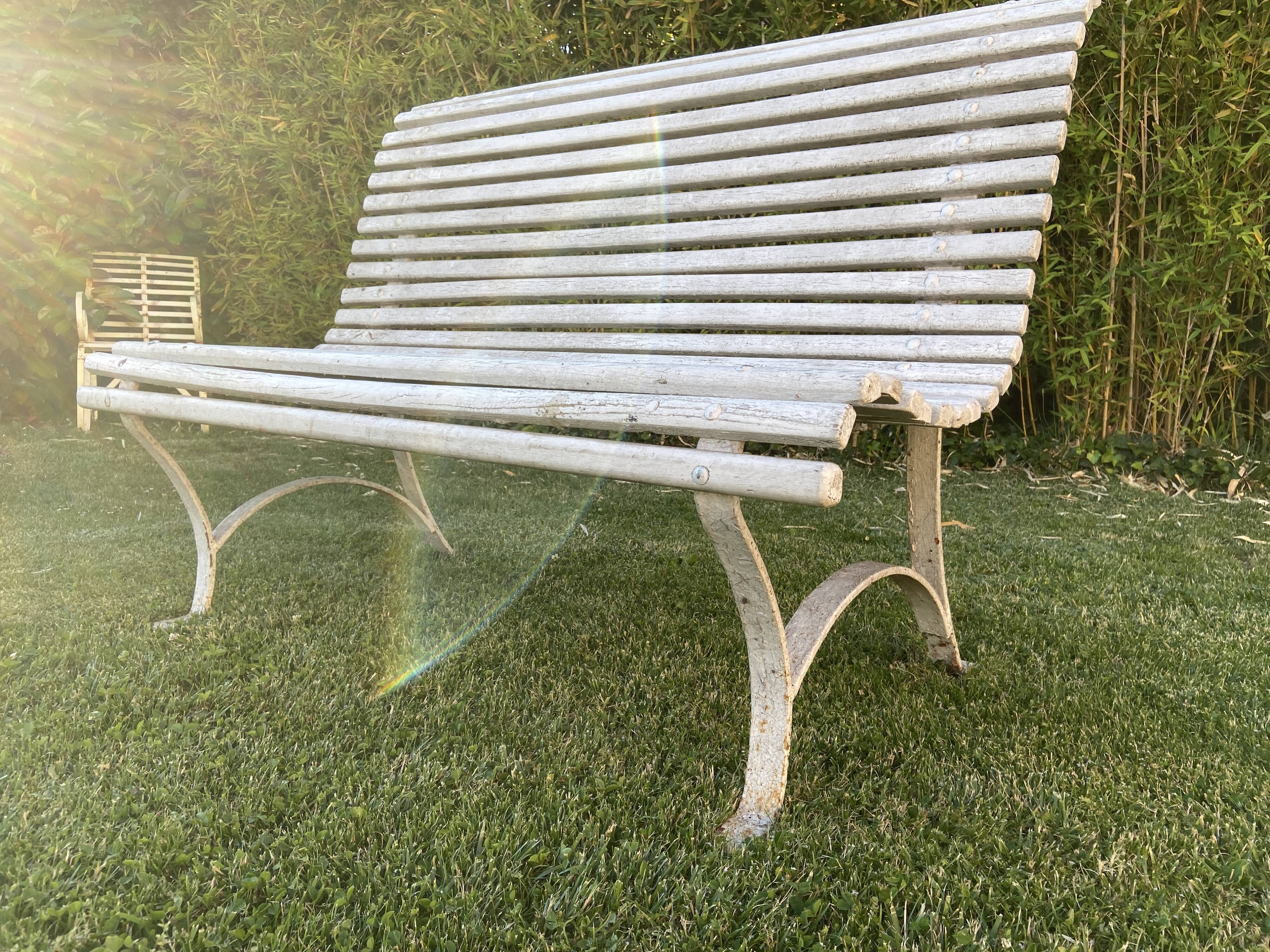 Vintage garden bench