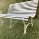Banc de jardin vintage