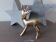 Minimalist gold metal fawn