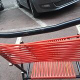 Pretty scoubidou folding armchair