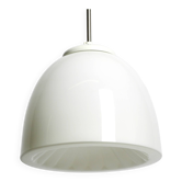 Beautiful large original Mid Century Bauhaus opal glass ceiling lamp