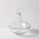 Mid-century Clear Glass Nautical Ship Decanter with Stopper/ Finland / 1970