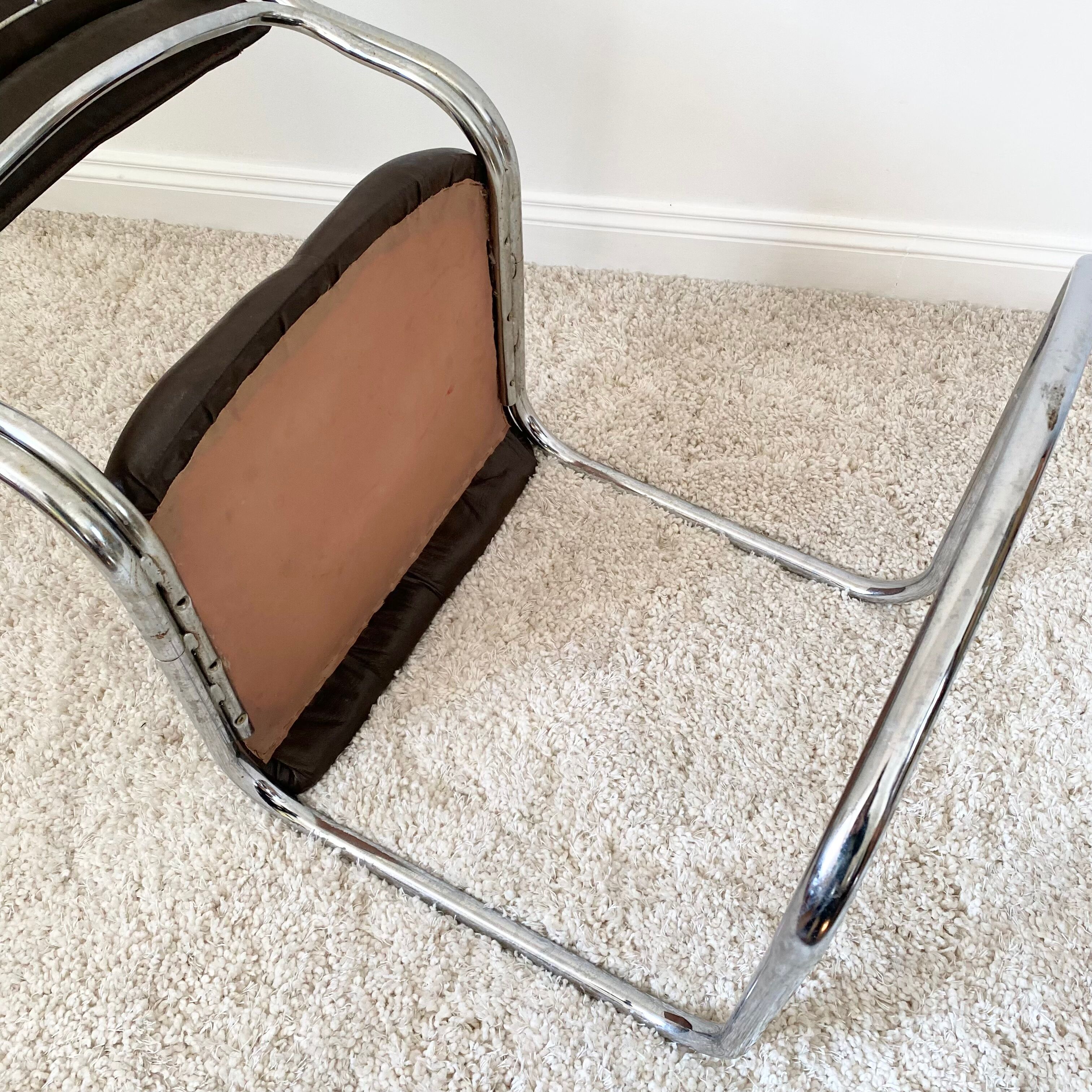 Vintage leather design chair