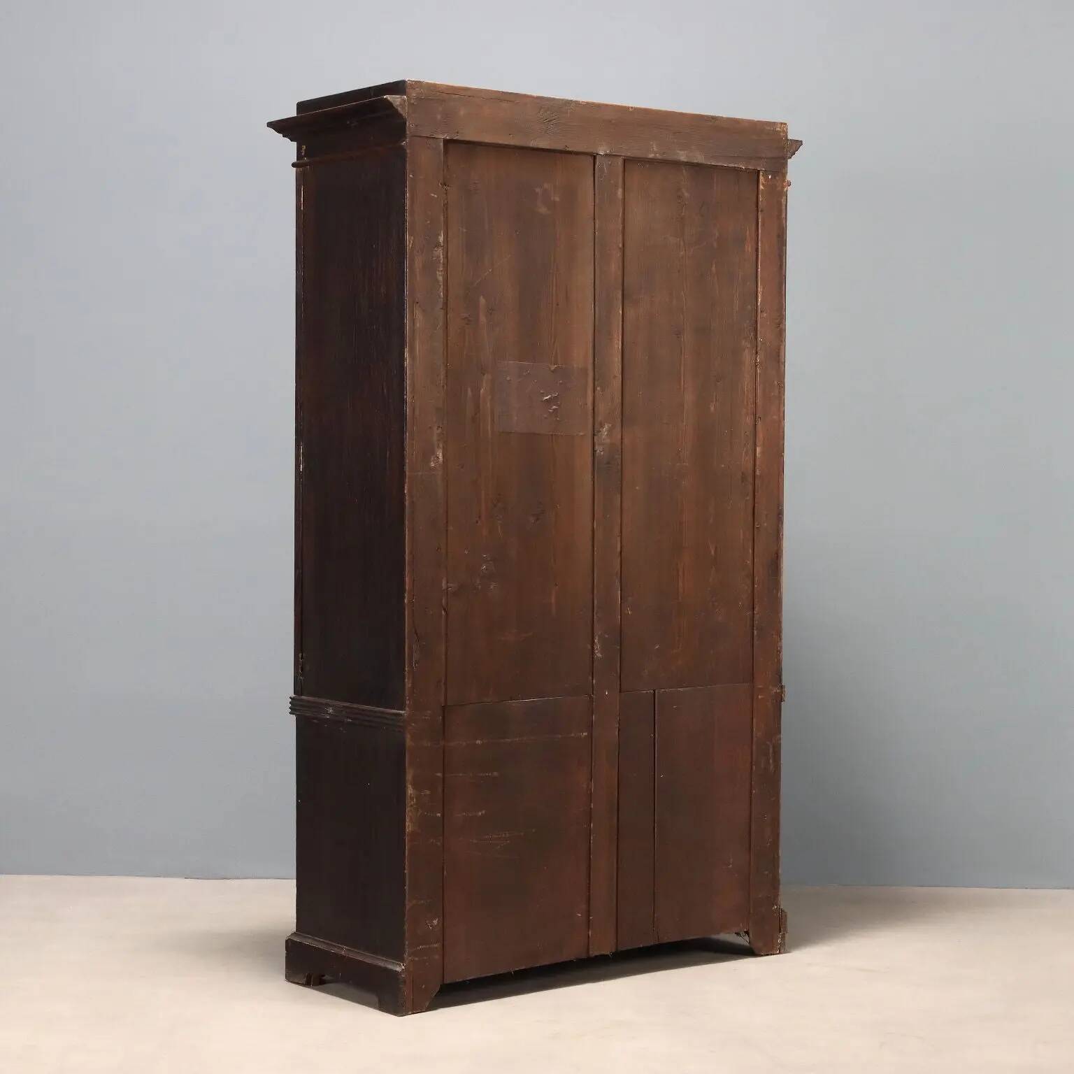 Commode ancienne en chêne à 12 tiroirs, Italie, XXe siècle