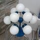 Lampe sputnik space age 12 globes 1970s