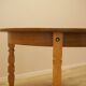 Round oak table, Danish design, 1960s, designer: Henning Kjærnulf