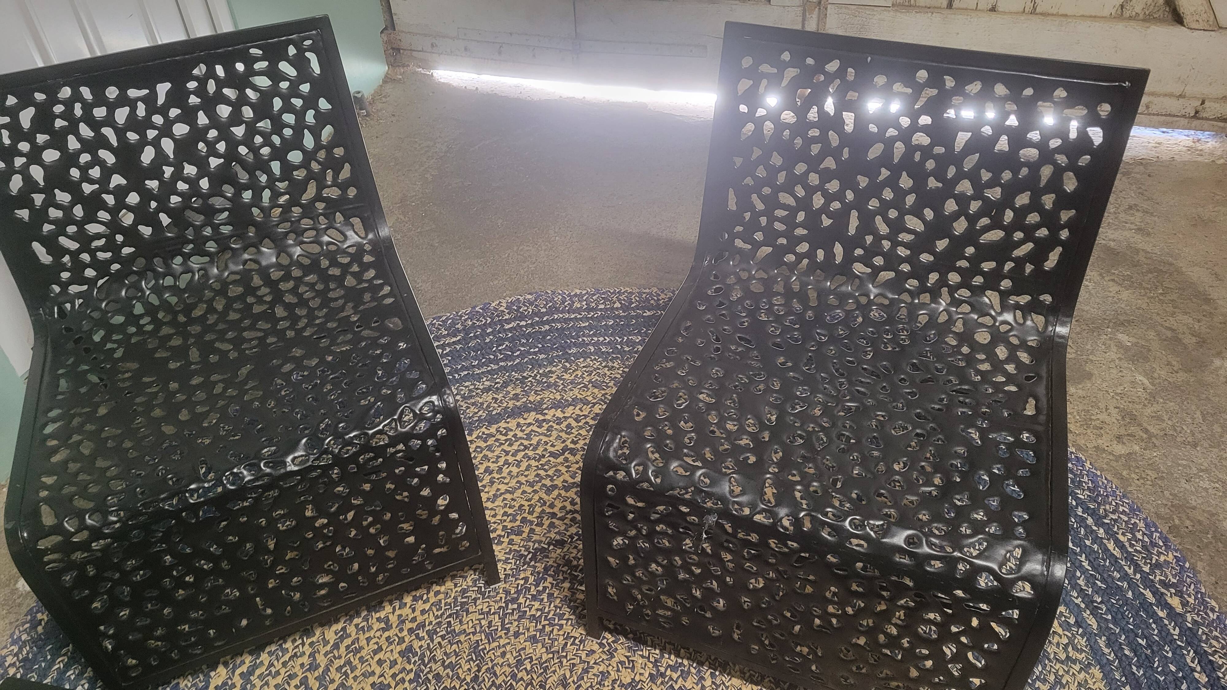 Wrought iron living room