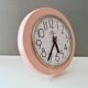 Meister Anker Wall Clock, 90s, Vintage Clock, Pastel Pink