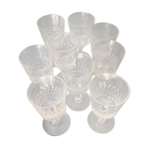 Lot de 6 verres à pied