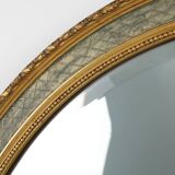 Oval Giltwood Mirror by Pieterman, The Netherlands 1960s