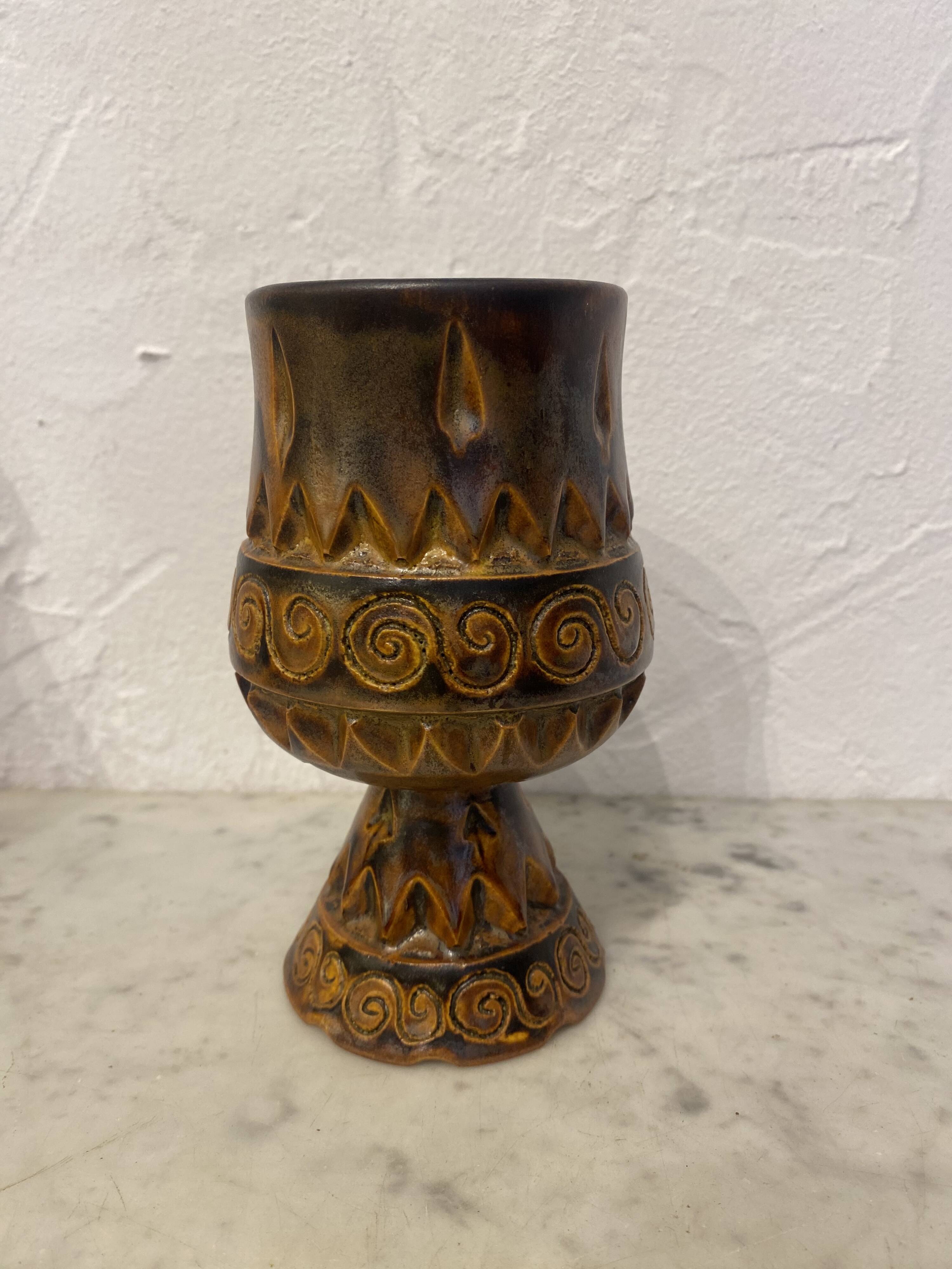 Service - ceramic - H. Bessone - Vallauris - France - 20th century