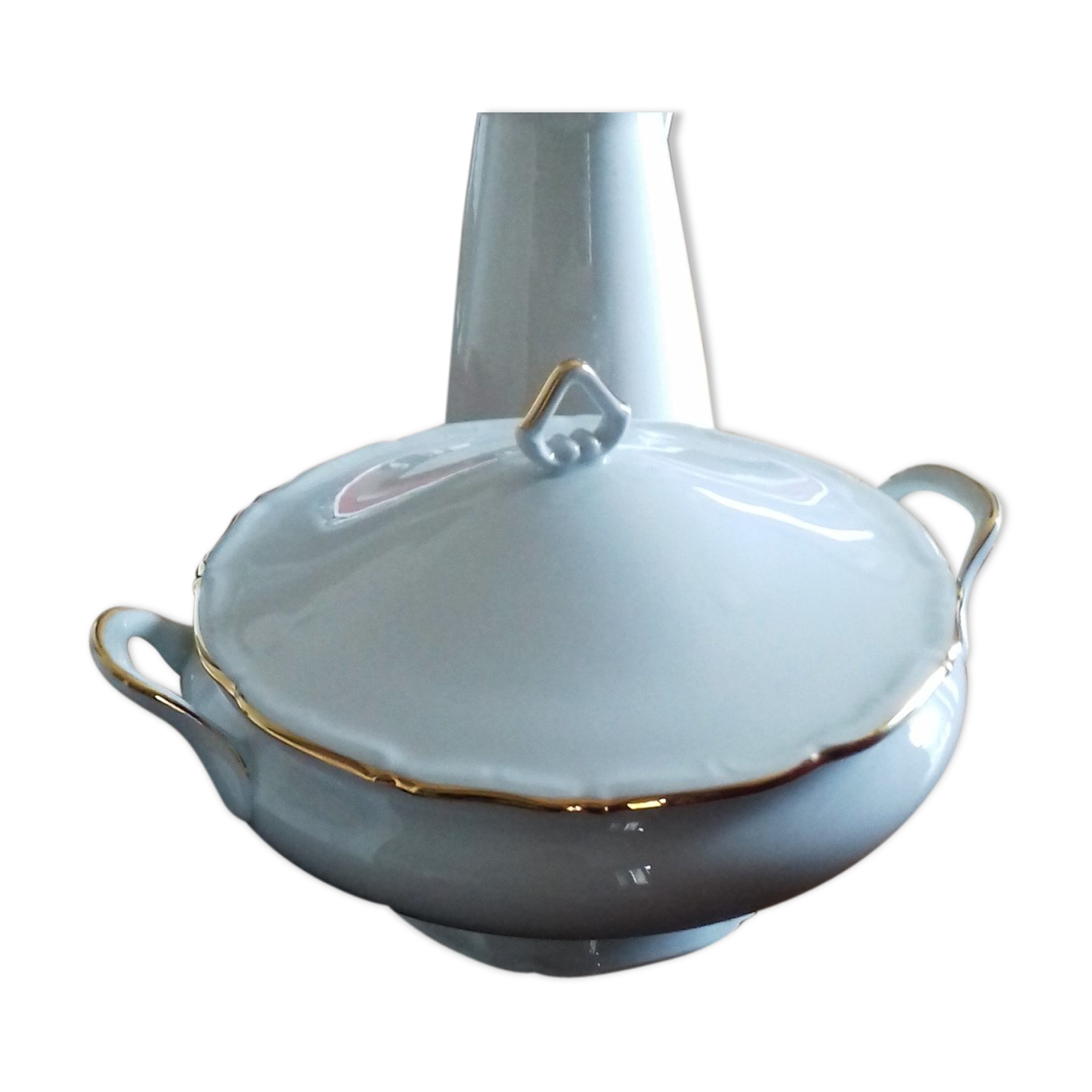 White porcelain soup Sologne Lamotte