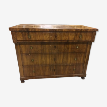 Commode noyer 4 tiroirs