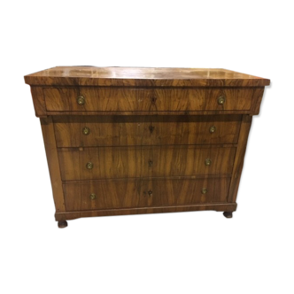 Commode noyer 4 tiroirs