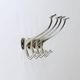 Up to 4 Adolf Loos Art Nouveau Nickel Brass Wall Hooks Café Capua Vienna