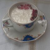 Soy candle in old cup