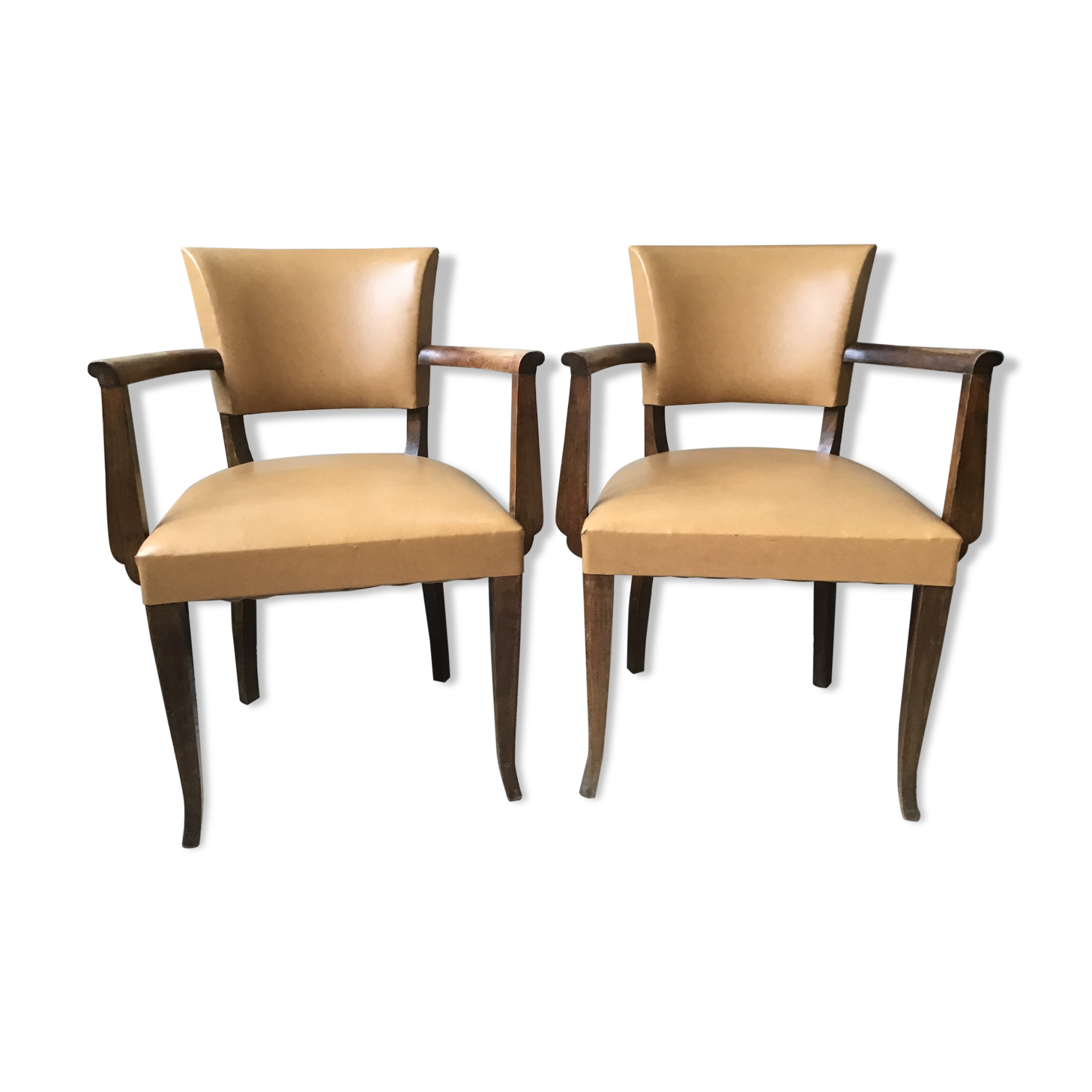 Pair of bridge chairs
