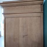 Raw oak cabinet