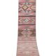 Vintage Turkish hallway rug 71x722 cm