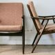 Pair of Boomerang armchairs, Thonet edition, circa 1960