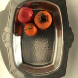 Metal art deco rectangle tray