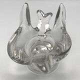 Bird-shaped paperweight, crystal swallow