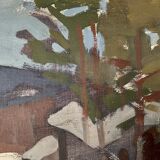 Oil on canvas by Bjorn Julin 1950s