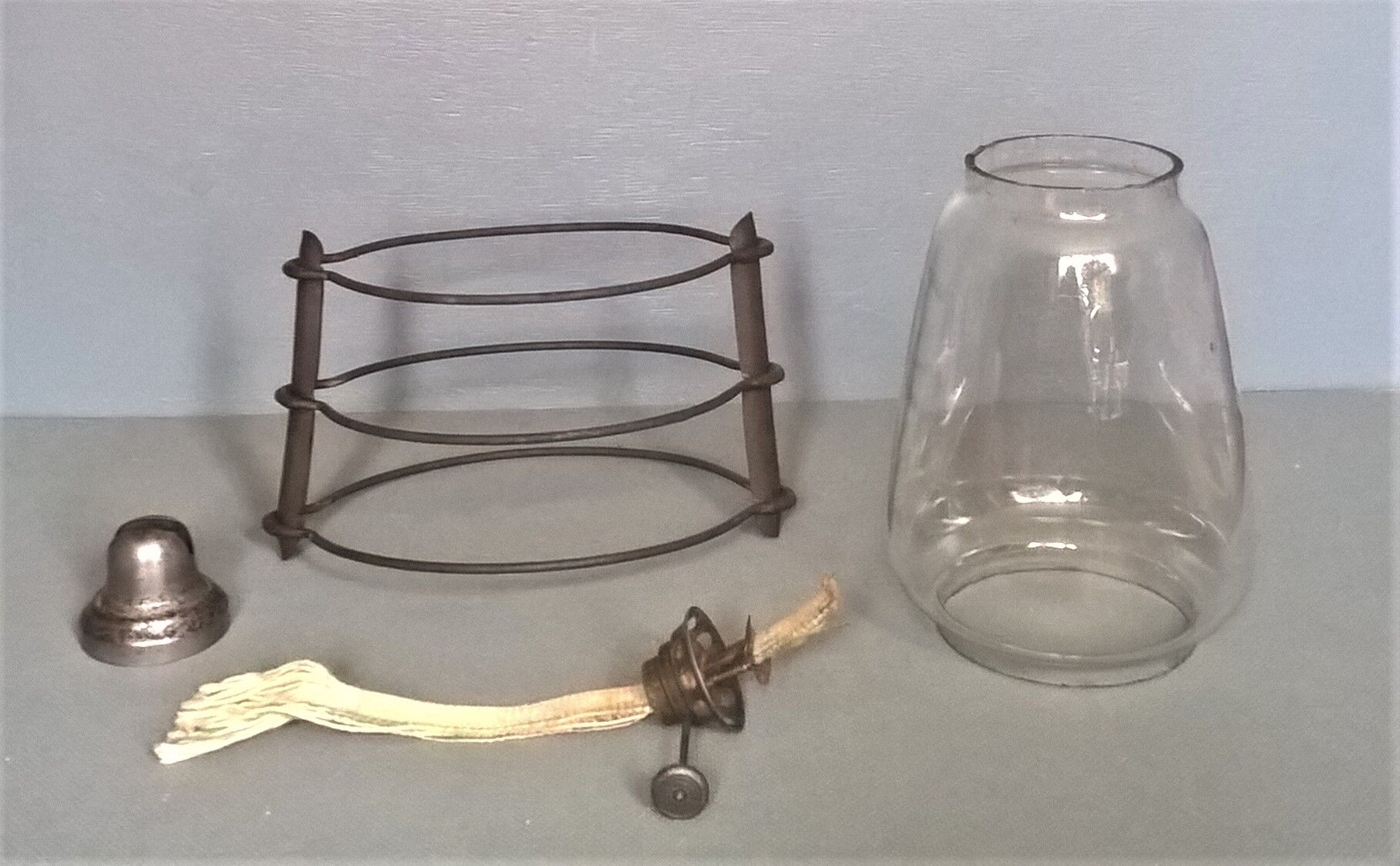 Old sif 500 oil storm lamp with its original wick ~ early twentieth