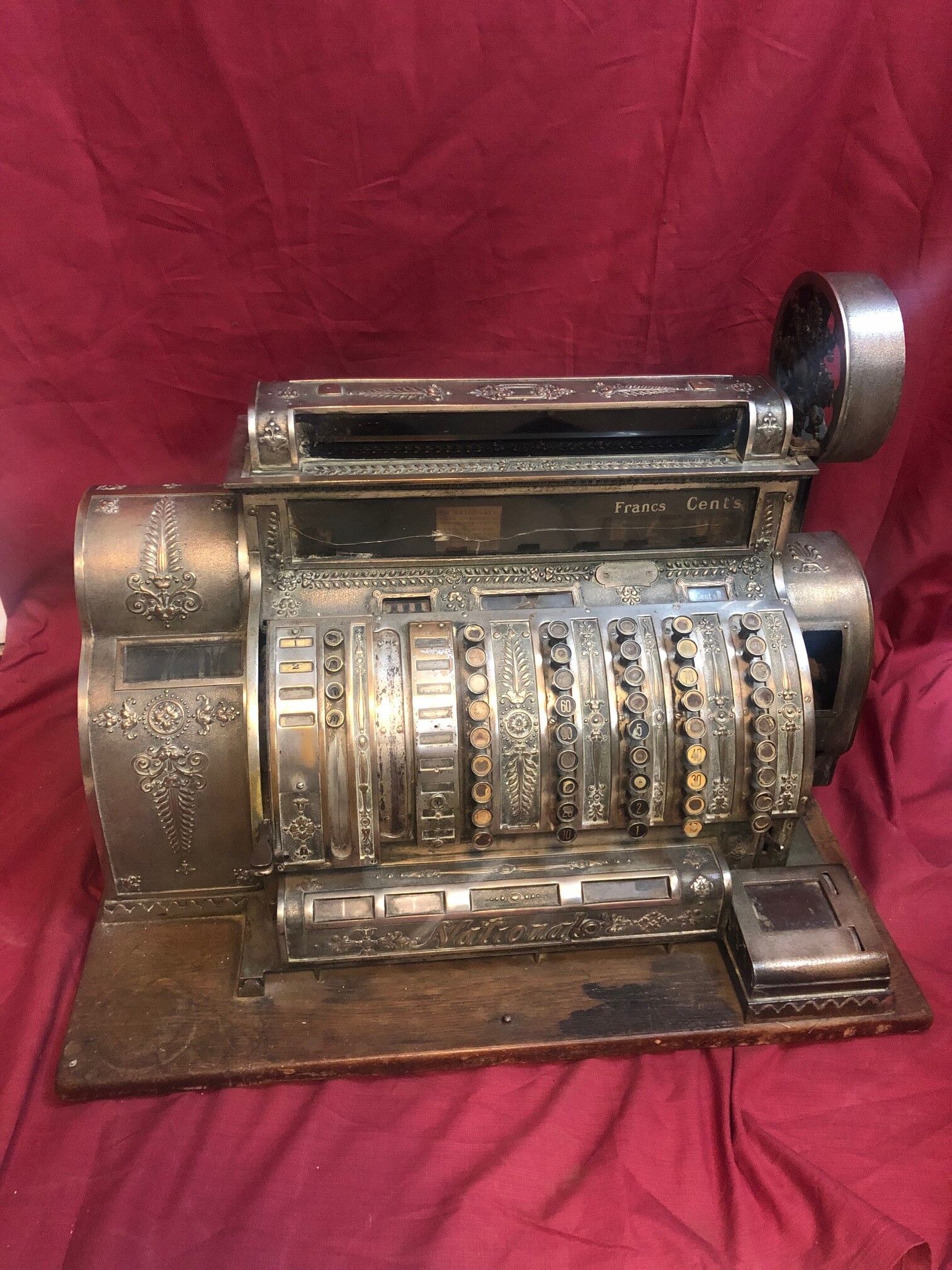 Cash register national bronze