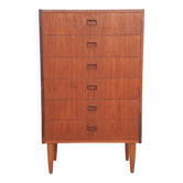 Teak chest of drawers, by MSI, Sweden, 1950's